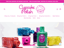 Tablet Screenshot of cupcakepolish.com